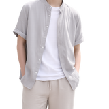 Chemise d'Été en Coton et Lin