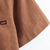 Chemise en Coton à Manches Courtes Décontractée