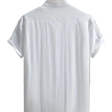 Chemise Courte à Manches Relaxée