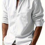 Chemise en lin élégante