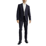 Pantalons de costume slim fit - Bleu marine