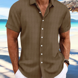 Chemise Casual à Manches Courtes