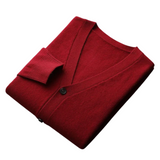 Cardigan tricoté en laine mérinos Faunus