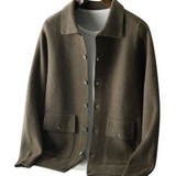 Janus cardigan en laine mérinos