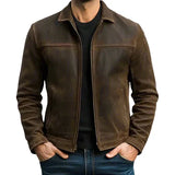 Veste en Cuir Malcolm Timeless pour Hommes