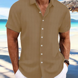 Chemise Casual à Manches Courtes