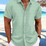 Chemise Casual à Manches Courtes