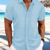 Chemise Casual à Manches Courtes