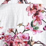 Chemise à Manches Courtes en Coton avec Imprimé Floral pour Homme