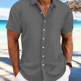 Chemise Casual à Manches Courtes