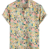 Chemise à Manches Courtes en Coton pour Homme