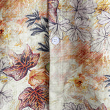 Chemise à Manches Courtes en Coton Resort avec Imprimé Botanique en Aquarelle pour Homme