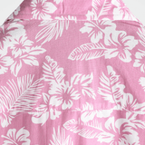 Chemise en Coton d'Été à Manches Courtes pour Homme en Couleur Rose