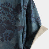 Chemise à Manches Courtes en Coton Boho Vintage avec Imprimé Floral pour Homme