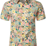 Chemise à Manches Courtes en Coton pour Homme