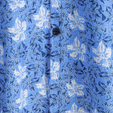 Chemise en Coton Floral Tropical pour Homme à Manches Courtes