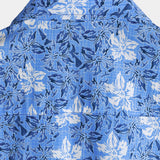 Chemise en Coton Floral Tropical pour Homme à Manches Courtes