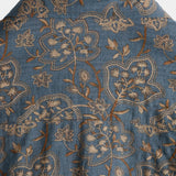 Chemise en Coton pour Homme à Imprimé Paisley Floral Vintage Rétro des Années 70 avec Boutons et Manches Courtes pour la Plage