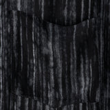 Chemise à Manches Courtes en Coton avec Poche pour Homme à Rayures Noires Respirante