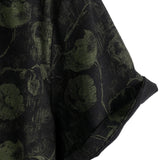 Chemise à Manches Courtes en Coton Hawaïenne Florale Rétro pour Homme