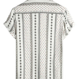 Chemise à Manches Courtes en Coton Hawaïenne pour Homme