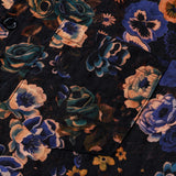 Chemise à Manches Courtes en Coton Bohème avec Imprimé Floral Vintage pour Homme