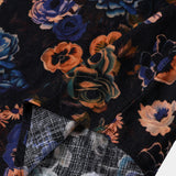 Chemise à Manches Courtes en Coton Bohème avec Imprimé Floral Vintage pour Homme