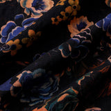 Chemise à Manches Courtes en Coton Bohème avec Imprimé Floral Vintage pour Homme