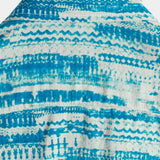 Chemise en Coton à Boutons à Manches Courtes Vintage Bleue pour Homme