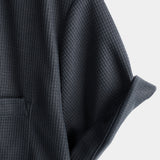 Chemise en Coton d'Été à Manches Courtes avec Col Boutonné pour Homme, Style Décontracté, Coupe Lâche, Plage