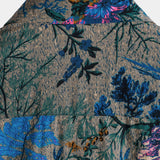 Chemise à Manches Courtes en Coton Floral Rétro Respirante pour Homme