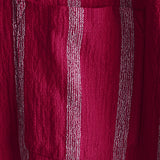 Chemise Hawaïenne en Coton Vintage d'Été pour Homme avec Rayures et Boutons sur la Poitrine