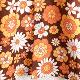 Chemise en Coton d'Été à Manches Courtes avec Boutons de Fleurs Vintage pour Homme, Thème Disco des Années 70