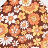 Chemise en Coton d'Été à Manches Courtes avec Boutons de Fleurs Vintage pour Homme, Thème Disco des Années 70