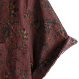 Chemise en Coton d'Été Florale Rétro Boho pour Homme