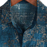 Chemise en Coton pour Homme à Manches Courtes pour l'Été