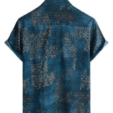 Chemise en Coton pour Homme à Manches Courtes pour l'Été