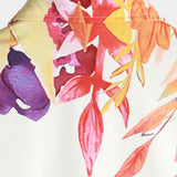 Chemise d'été décontractée à fleurs pour homme, boutons, manches courtes, vacances