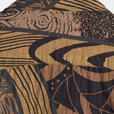 Chemise en Coton d'Été Rétro Vintage pour Homme avec Boutons pour Vacances à la Plage à Manches Courtes