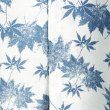 Chemise à Manches Courtes en Coton Respirant avec Imprimé de Feuille d'Érable pour Homme