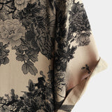 Chemise d'été hawaïenne vintage en coton floral pour homme à manches courtes