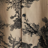 Chemise d'été hawaïenne vintage en coton floral pour homme à manches courtes
