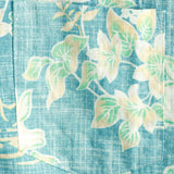 Chemise en coton à boutons à manches courtes avec imprimé floral tropical hawaïen vintage pour homme