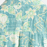 Chemise en coton à boutons à manches courtes avec imprimé floral tropical hawaïen vintage pour homme