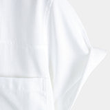 Chemise à Manches Courtes en Coton avec Poches sur la Poitrine pour Homme