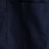 Chemise à Manches Courtes en Coton avec Poches Poitrine de Couleur Unie