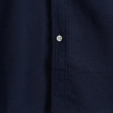 Chemise à Manches Courtes en Coton avec Poches Poitrine de Couleur Unie