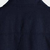 Chemise à Manches Courtes en Coton avec Poches Poitrine de Couleur Unie