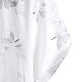 Chemise à Manches Courtes en Coton Imprimée Florale pour Homme