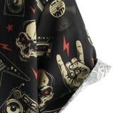 Chemise Hawaïenne en Coton Amusante et Fraîche de Musique Punk Rock pour Homme